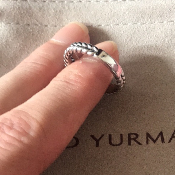 David Yurman Pearl Sterling Silver Fine Rings Ring 925 - Picture 4 of 7